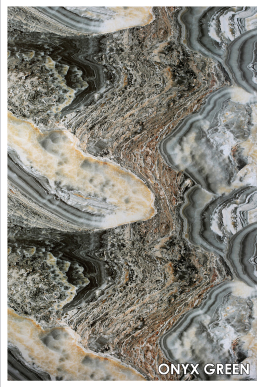 Wandpaneel in Marmor- & Granitoptik "Onyx Green"