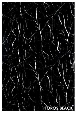 Wandpaneel in Marmor- & Granitoptik "Toros Black"