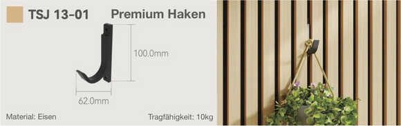 Jackenhalter für Akustikpaneele