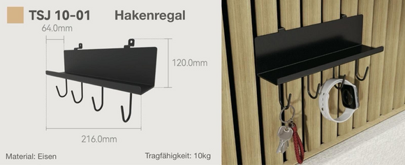 Jackenhalter mit Ablagefach