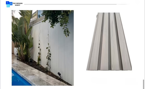 WPC Fassadenverkleidung - Beige