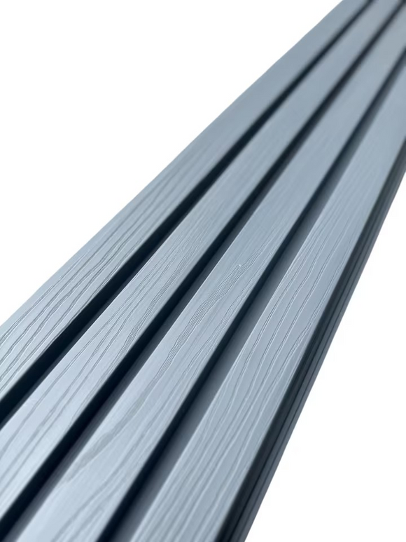 WPC Fassadenverkleidung - Hellgrau