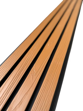 WPC Fassadenverkleidung - Teakholz - 0