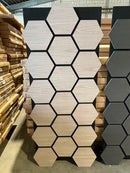 Hexagon Akustikpaneele Eiche Grau-5