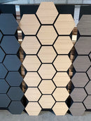 Hexagon Akustikpaneele Eiche Hell-5