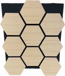 Hexagon Akustikpaneele Eiche Hell-1