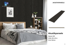 Akustikpaneel Walnuss - 0