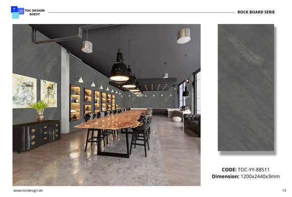 Wandpaneele SPC Marmoroptik Rock Board Serie TOC-YY-88511