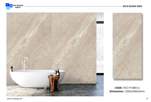 Wandpaneele SPC Marmoroptik Rock Board Serie TOC-YY-88512