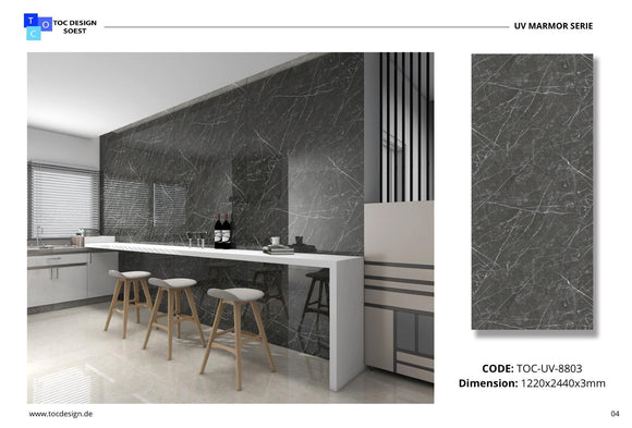 Wandpaneele SPC Marmoroptik TOC-UV-8803