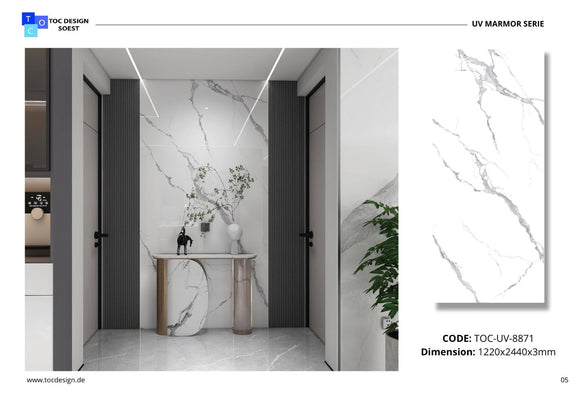 Wandpaneele SPC Marmoroptik TOC-UV-8871