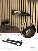 Flaschenhalter für Akustikpaneele-1